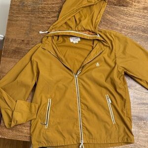 Original Penguin Mustard Windbreaker Jacket
